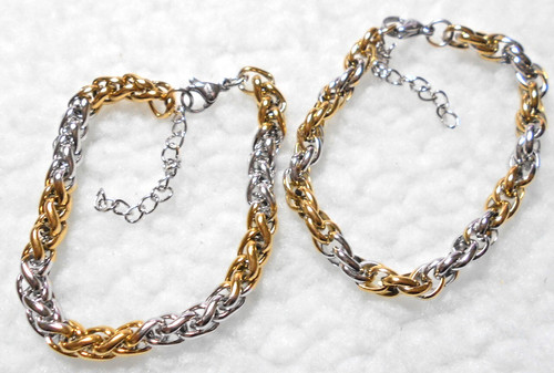 Bracciale acciaio inox - in,