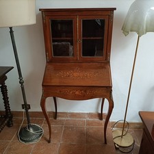 mobile antico / antiquariato del 1800 francese, vetrinetta con ribaltina.