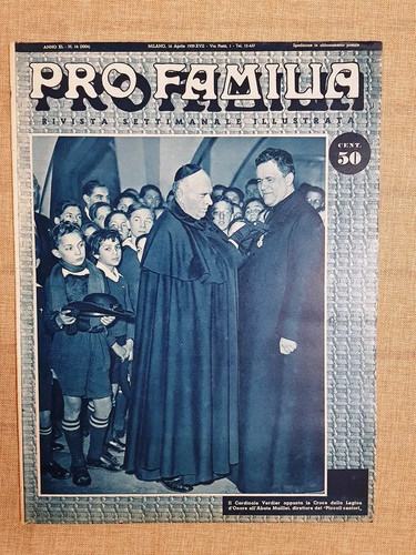 Copertina pro familia del 1939 - familia,