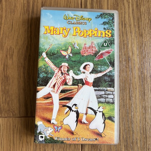 Mary poppins vhs tape vintage - vhs,