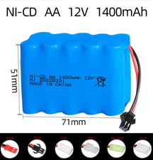 Ni-Cd 12V 1400mAh batteria AA mini spina Tamiya per Rc giocattoli auto serbatoi treni barca