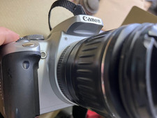 Canon EOS Digital Rebel XTi Silver Kit con scheda FLASH CF e caricatore - FUNZIONANTE