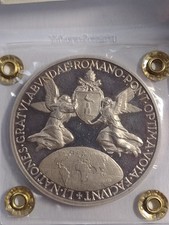 Medaglia Pio XII Straordinaria Non. Comune Fdc 80 Compleanno  Del Papa Argento