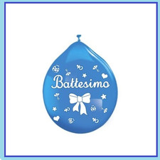 Palloncini battesimo celeste