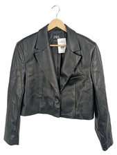 ZARA giacca donna ecopelle