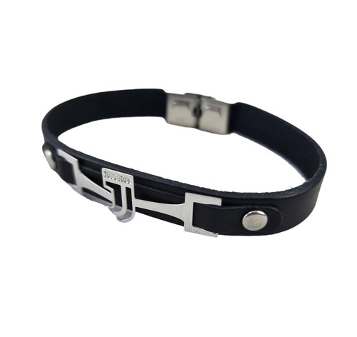 Bracciale pelle juventus - bracciale,