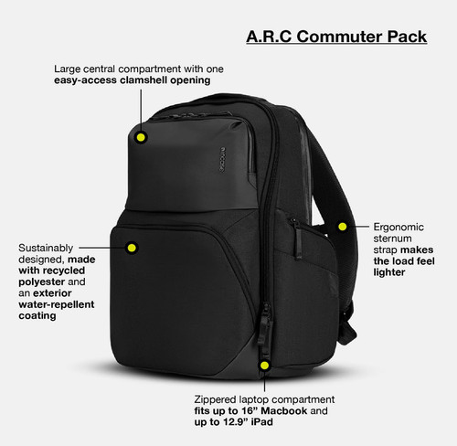 Zaino incase arc commuter - arc,