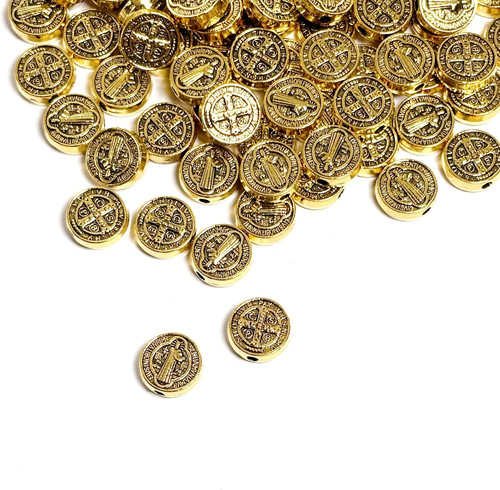 100pz perline croce gesù - 100pz,