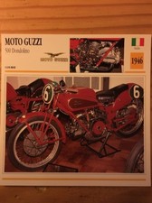 Porta Carte Motocicletta Moto Guzzi 500 Dondolino 1946 Collezione Atlas Italia