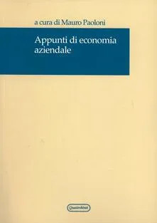 Appunti economia aziendale - di,