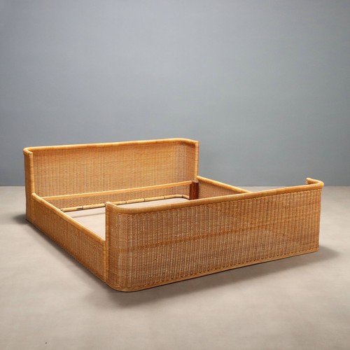 Letto matrimoniale vintage - letto,