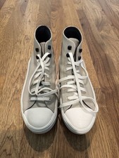 Converse-Chuck Taylor All Star Move sneaker alte da donna colore pietra, taglia 9