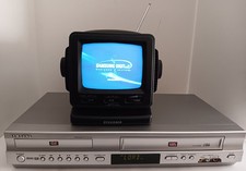 Samsung DVD-4600C DVD VHS Dual Deck Combo 4 teste HI FI VCR con S-Video testato