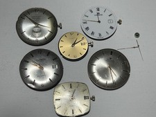 Lotto Di 6 Movimento Orologi Zenith Nivada Vetta Lorenz Viscont Very W.vintage 
