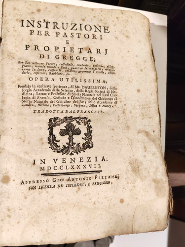 Instruzione per pastori - , e