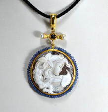 CIONDOLO  ARGENTO 925 DORATO