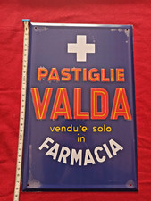 Tabella in latta pubblicitaria