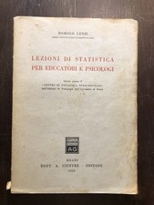 LEZIONI DI STATISTICA PER