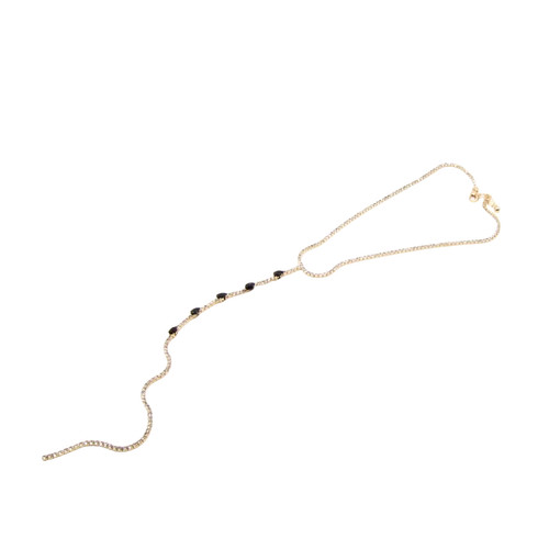 Collana con accento - , nero