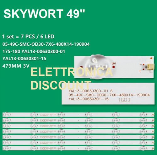 Kit barre strip - 7, tv