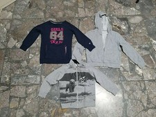 set 3 felpe bambina 7anni in buone condizioni 