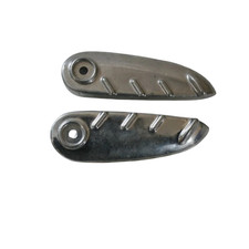 Coppia poggiapiedi pedane Step pillion pair Piaggio Skipper - Liberty 299643