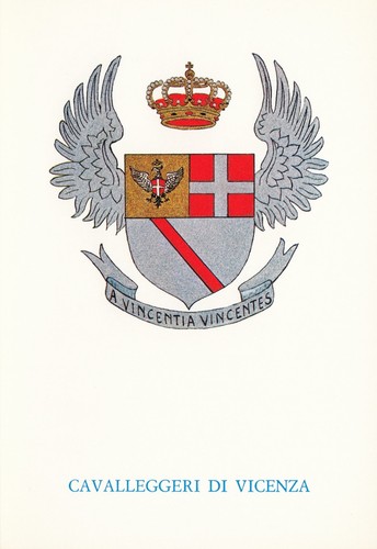 Cartolina cavalleria stemma - cartolina, cavalleria: