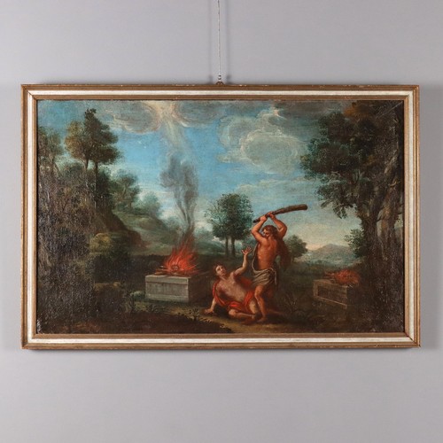 Caino abele dipinto antico - e,