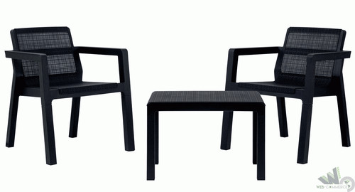 Set resina antracite - set, 2