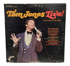 disco LP  TOM JONES LIVE ! AT TALK OF THE TOWN   parrot  33 giri