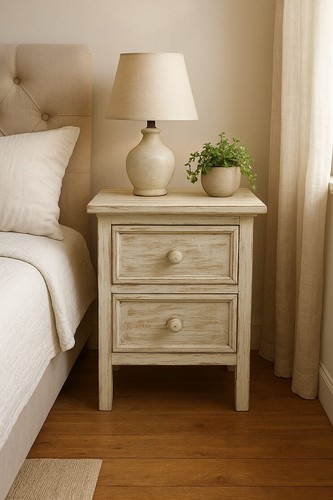 Comodino shabby chic - in, legno