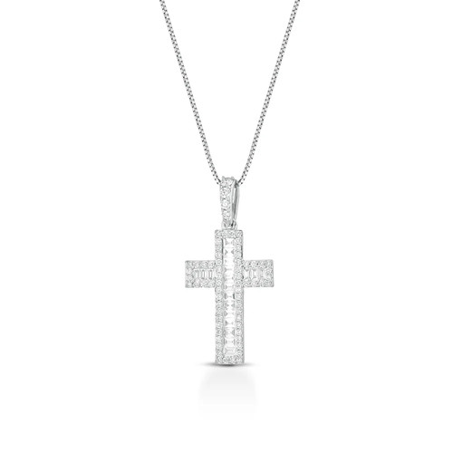 Collana con croce oro - in,