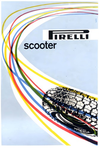 Poster pneumatici scooter - poster,