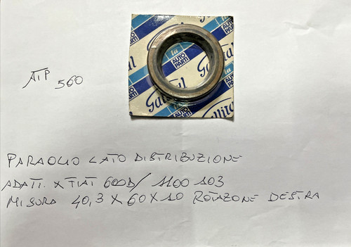 Paraolio lato distribuzione
