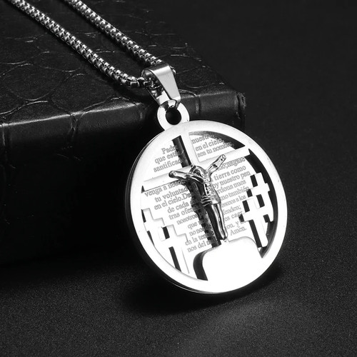 Collana catena acciaio inox - collana,