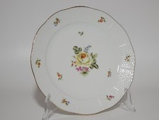 PREZIOSO HEREND ANTICO 1943 PIATTO PIANO 25 CM PETIT BOUQUET DE ROSES ##