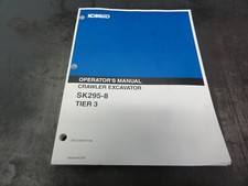 Kobelco SK295-8 Tier 3 Escavatore Cingolato Manuale Operatore LB91ZU0005P1 NA