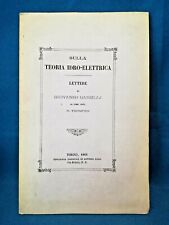 Garelli, Sulla teoria