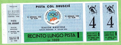 Biglietto olimpiadi invernali - biglietto,