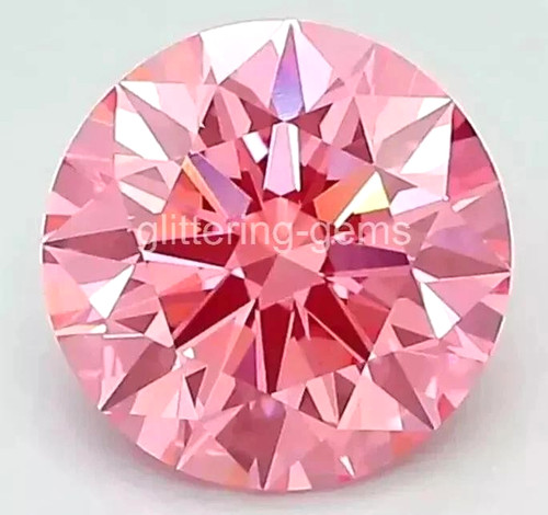 Diamante rosa coltivato - , in