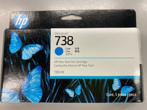738 inkjet designjet ciano - hp,