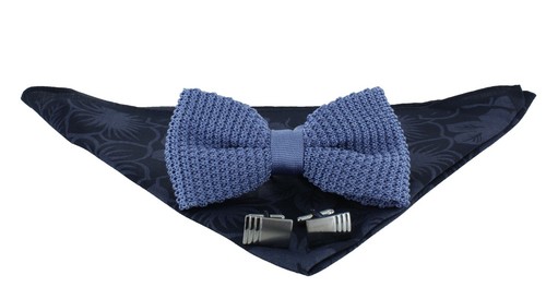 Cravatta con fiocco - in, maglia