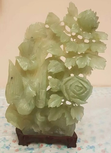 Giada verde preziosa - verde,, scultura