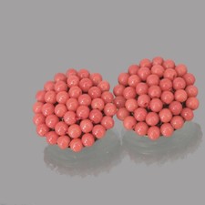 Orecchini Vintage In Corallo