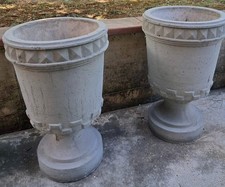 2 vasi in cemento