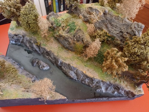 Modellino diorama con - modellino, /