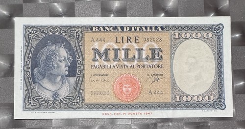 1000 lire ornata decreto - 1000,