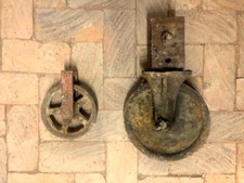Vecchie carrucole (coppia)