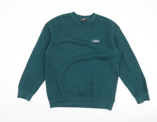 Felpa pullover uomo verde - felpa,
