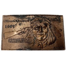 Geronimo Belt Buckle Native
